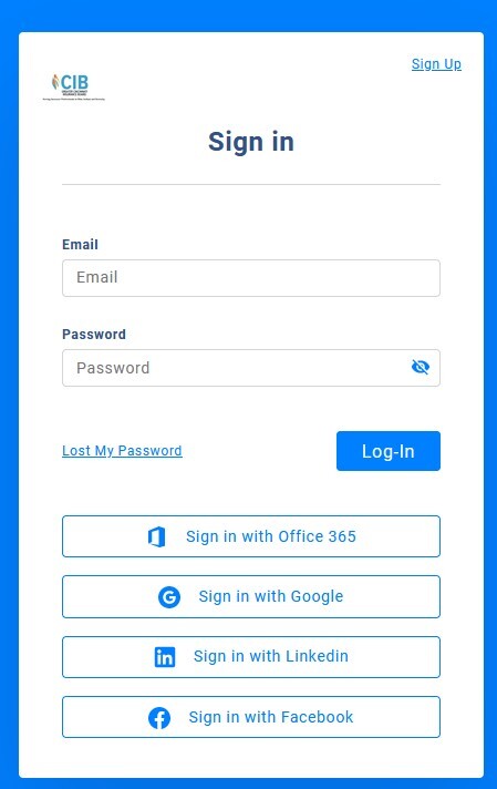 CIB Online CE sign in